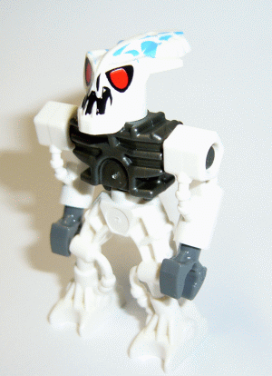 LEGO Minifigure-Barraki Pridak (Pearl Dark Gray Torso)-Bionicle - Mini-BIO014A-Creative Brick Builders